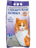 Сибирская кошка Прима комкующийся глиняный наполнитель для кошачьих туалетов