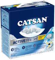 Catsan Active Fresh комкующийся наполнитель для кошек