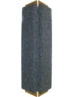 Зверье Мое В-2 ковровая с пропиткой угловая средняя когтеточка черный