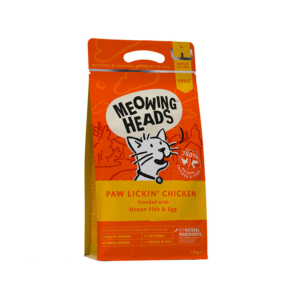 Barking Heads корм для взрослых кошек всех пород, курица и рис 