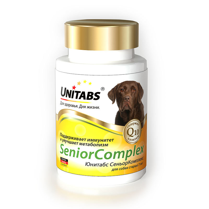 Unitabs SeniorComplex с Q10 для собак