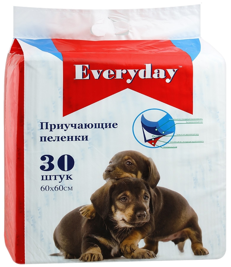 Everyday впитывающие пеленки для животных, гелевые