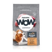 фронт Сухой корм WOW для взр. собак мини с инд. и рисом 0,5кг