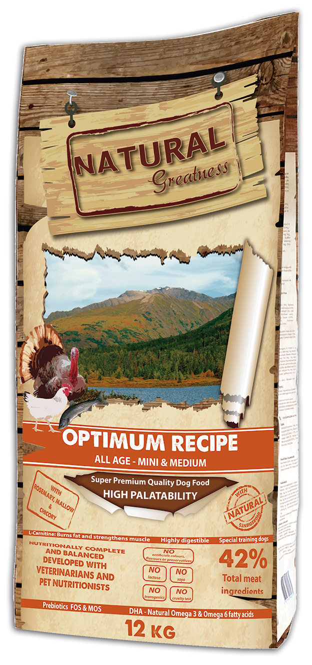 Natural Greatness гипоаллергенный корм для взрослых собак малых и средних пород, индейка и курица