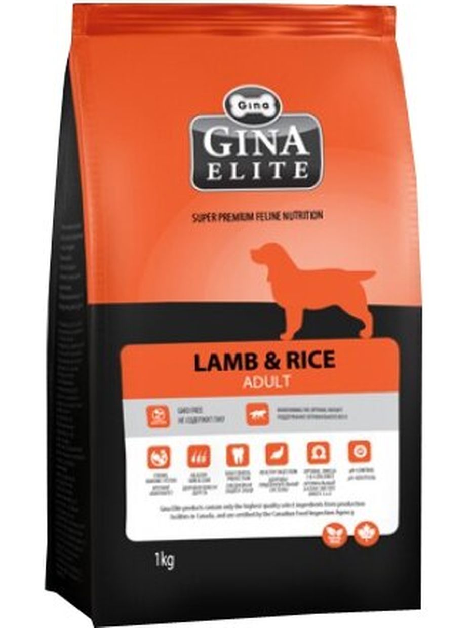 Gina корм для собак, ягненок и рис (3 кг)