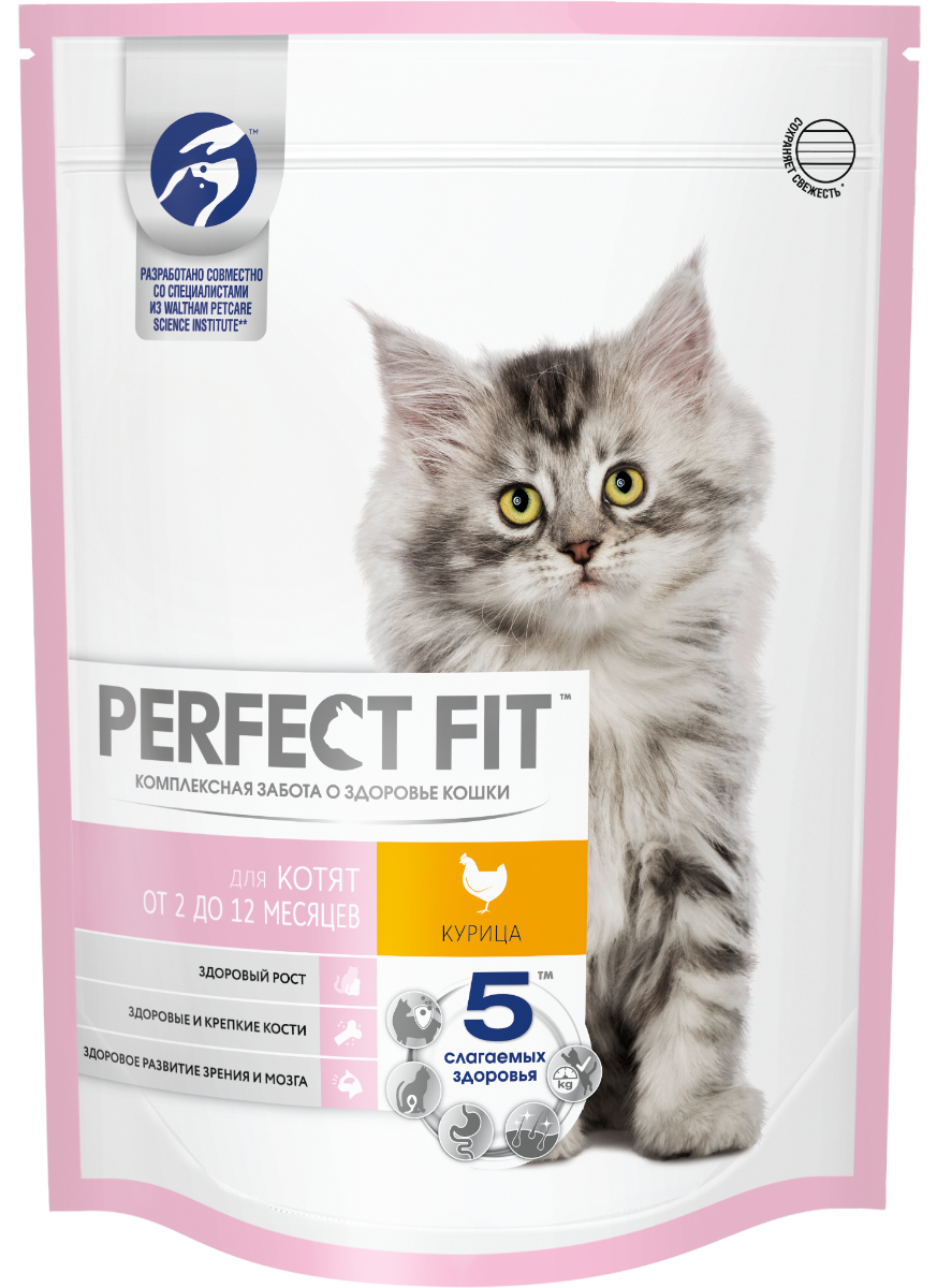 Perfect Fit корм для котят всех пород, с курицей (650 гр)