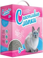 Счастливые Лапки наполнитель минеральный без запаха