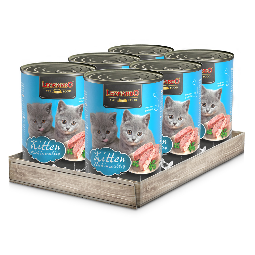 _1000Х1000_Leonardo Can Kitten 400 g Tray