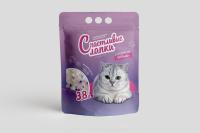 Счастливые лапки, силикагель, 3,8 л перед