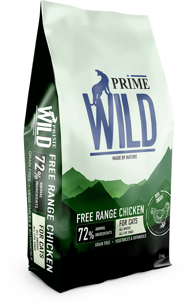 137.2.3028    PRIME WILD GF FREE RANGE с курицей 2кг дкотят и кошек (уп5)
