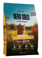 Nero Gold корм для кошек и котят с мясом курицы и овощами
