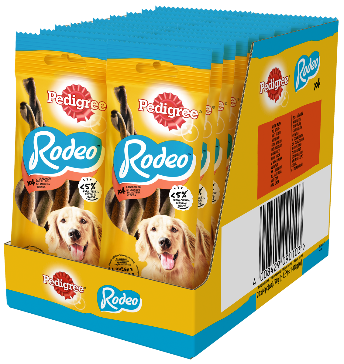 Pedigree Rodeo лакомство для собак (20шт в уп) (70 гр)