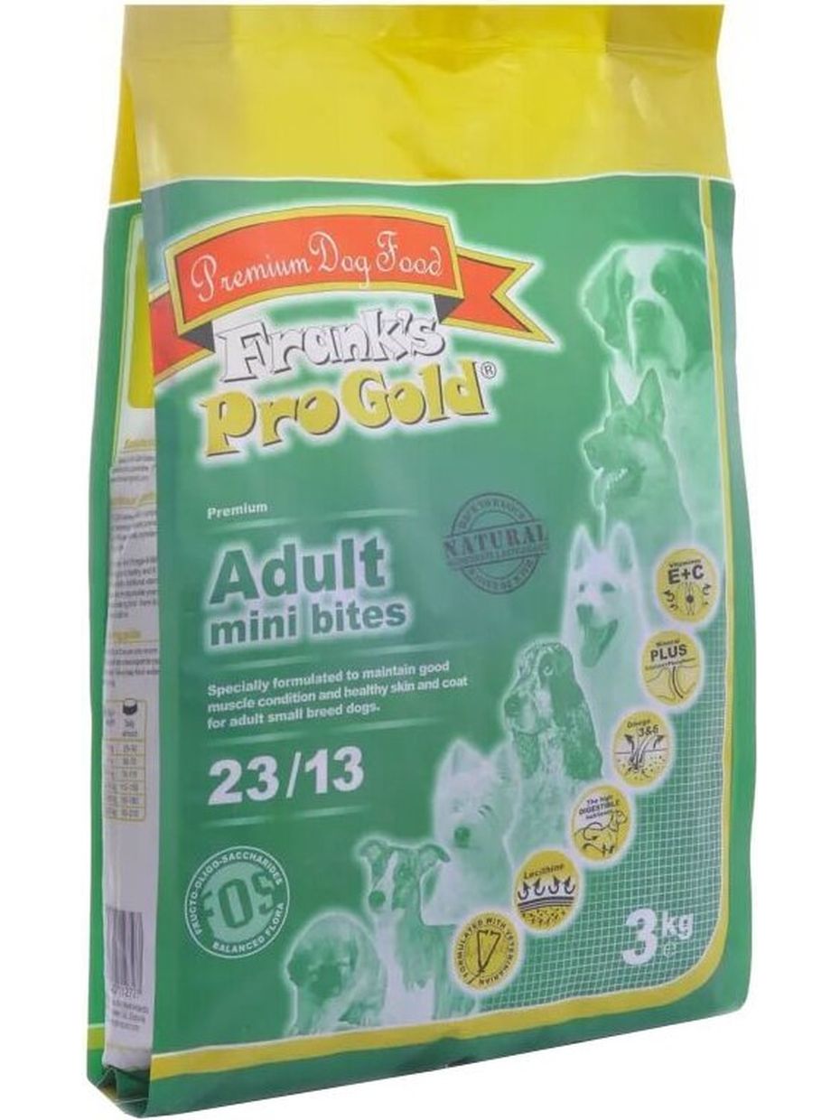 Frank's ProGold корм для собак Adult Mini Bites 23/13, курица (3 кг)