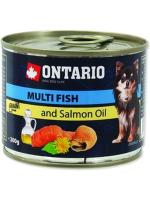 Ontario влажный корм для собак, рыбное ассорти
