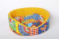 Лежак  Пэчворк лен