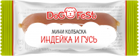 Dog Fest лакомство для собак всех возрастов и пород, мини колбаска индейка и гусь