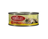Berkley Беркли конcервы для кошек утка и индейка №6