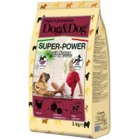 015.608375 (Dog&Dog Expert Premium Super-Power Сухой корм с курицей для взрослых активных собак (3кг)