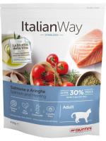 Italian Way корм для стерилизованных кошек с лососем, с сельдью