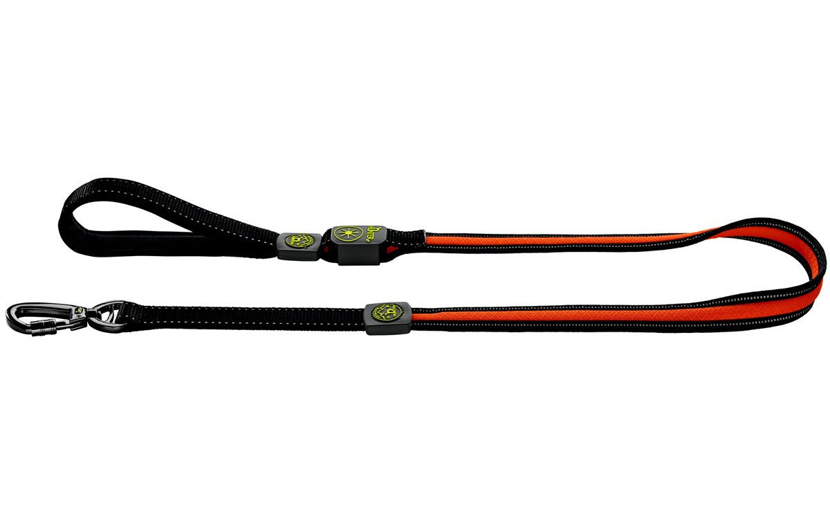 Hunter LED Manoa Glow поводок для собак всех пород (30х120 см, оранжевый)