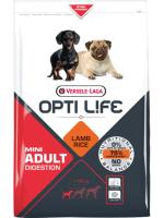 Opti Life корм для собак мелких пород с чувствительным пищеварением, ягненок и рис