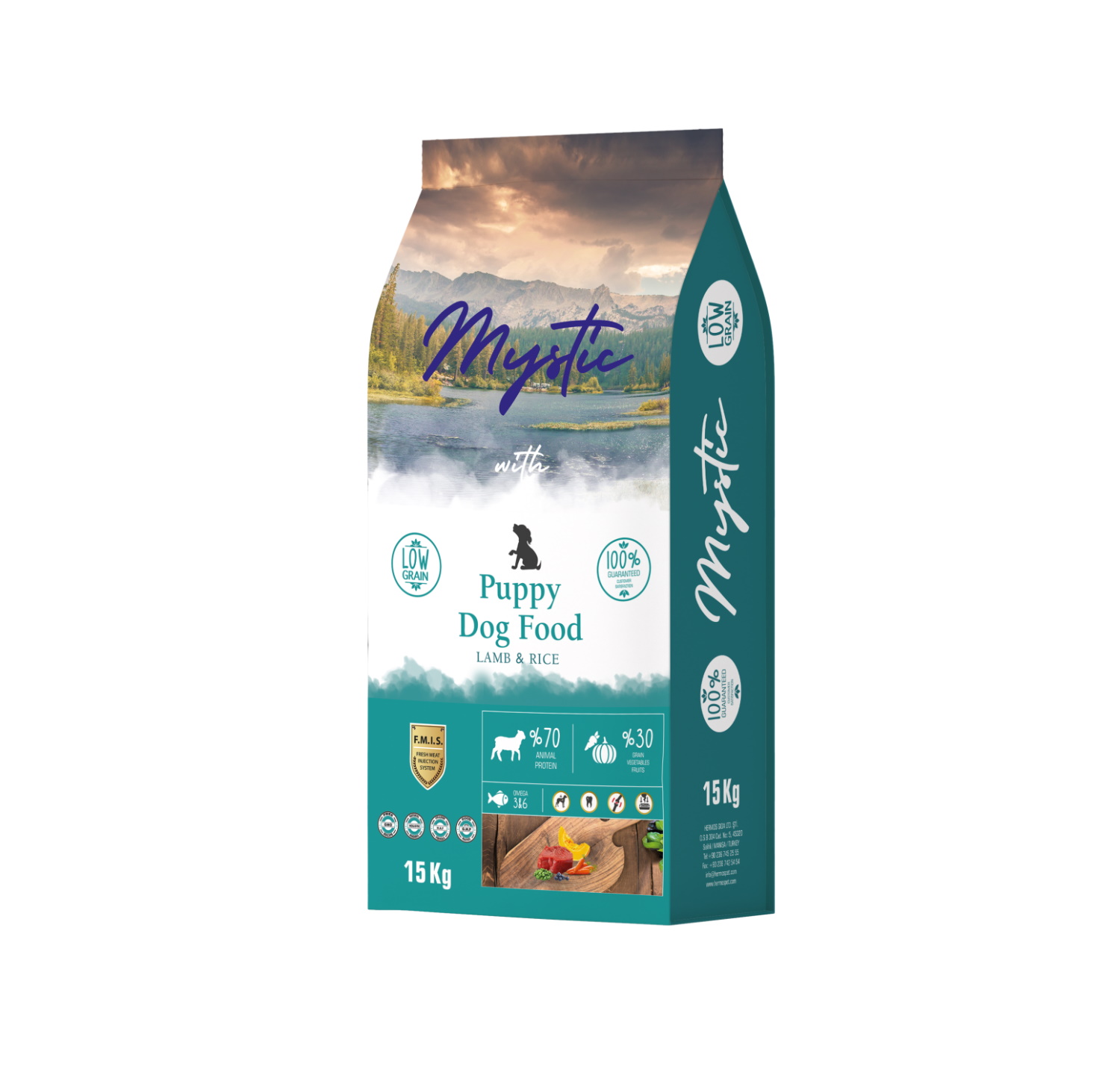84614 Mystic для щенков с ягненком и рисом