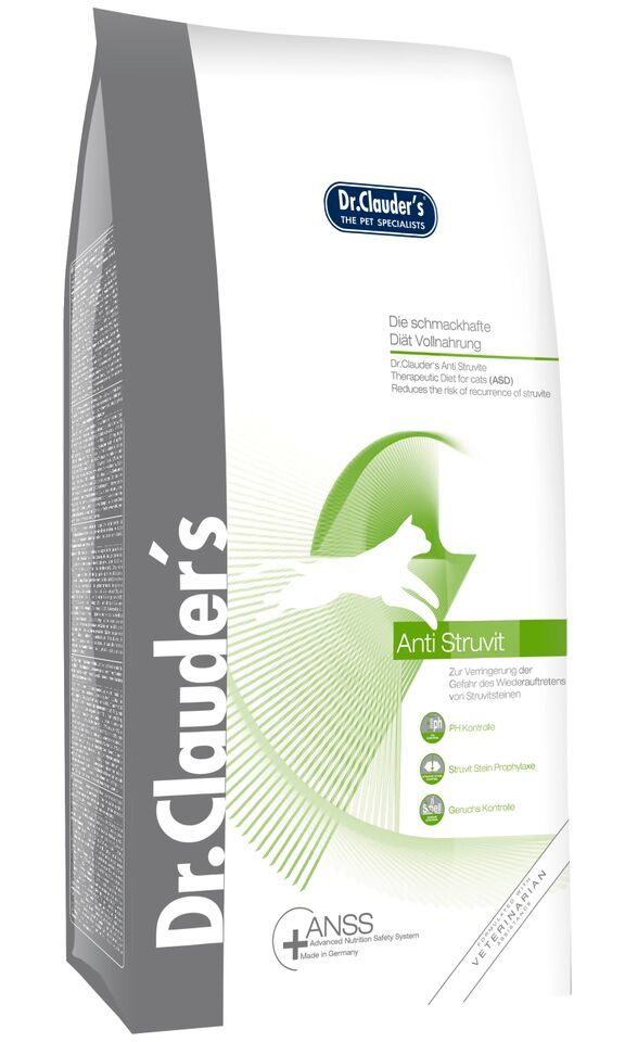 Dr. Clauder's корм для взрослых кошек всех пород, Антиструвитная