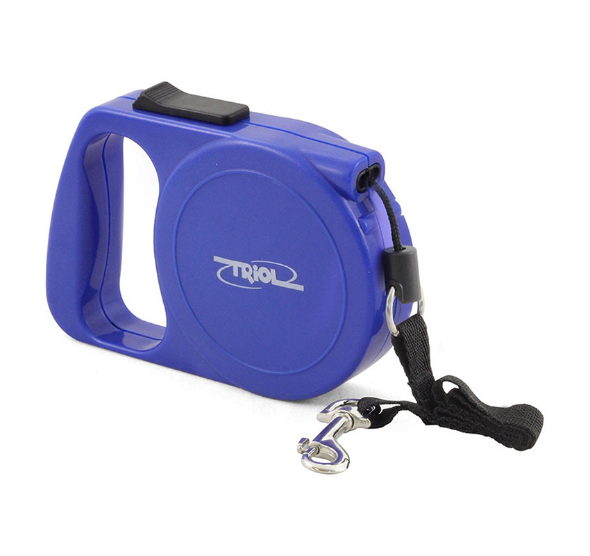 Triol рулетка-трос (M (до 20 кг), синий)