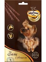 Мнямс Деликатес лакомые палочки 13,5 см для собак с зайцем и овощам