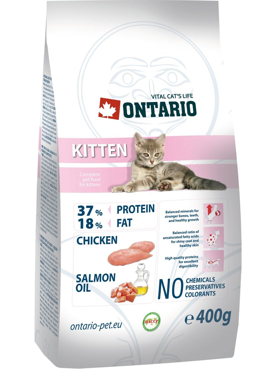 Ontario корм для котят, с курицей (400 гр)