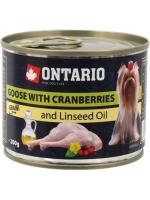 Ontario влажный корм для собак, гусь и клюква