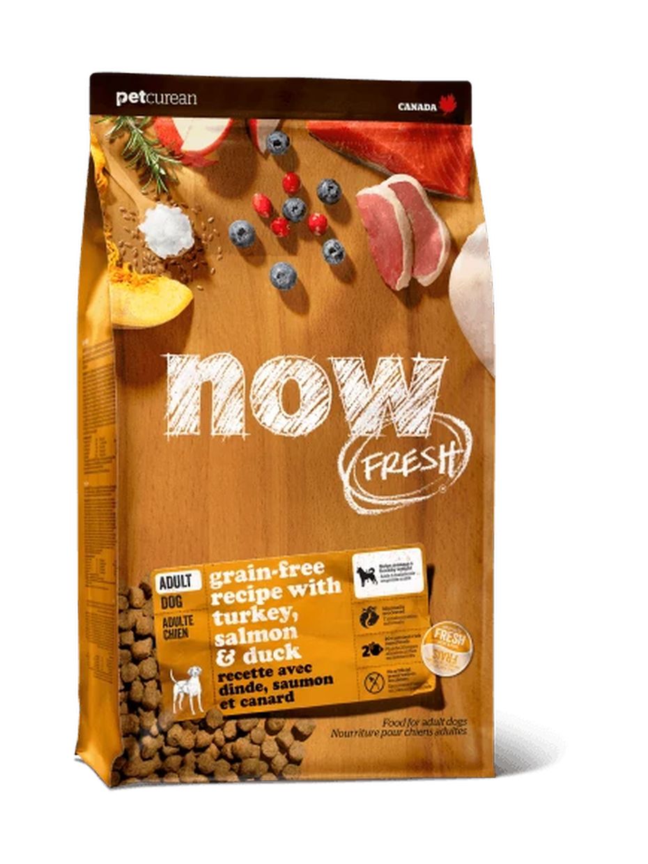 NOW Fresh корм для взрослых собак, беззерновой, с индейкой, уткой и овощами (5,44 кг)