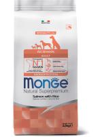 Monge Dog Speciality корм для собак всех пород и возрастов, лосось с рисом