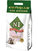 N1 силикагелевый наполнитель для котят, без запаха