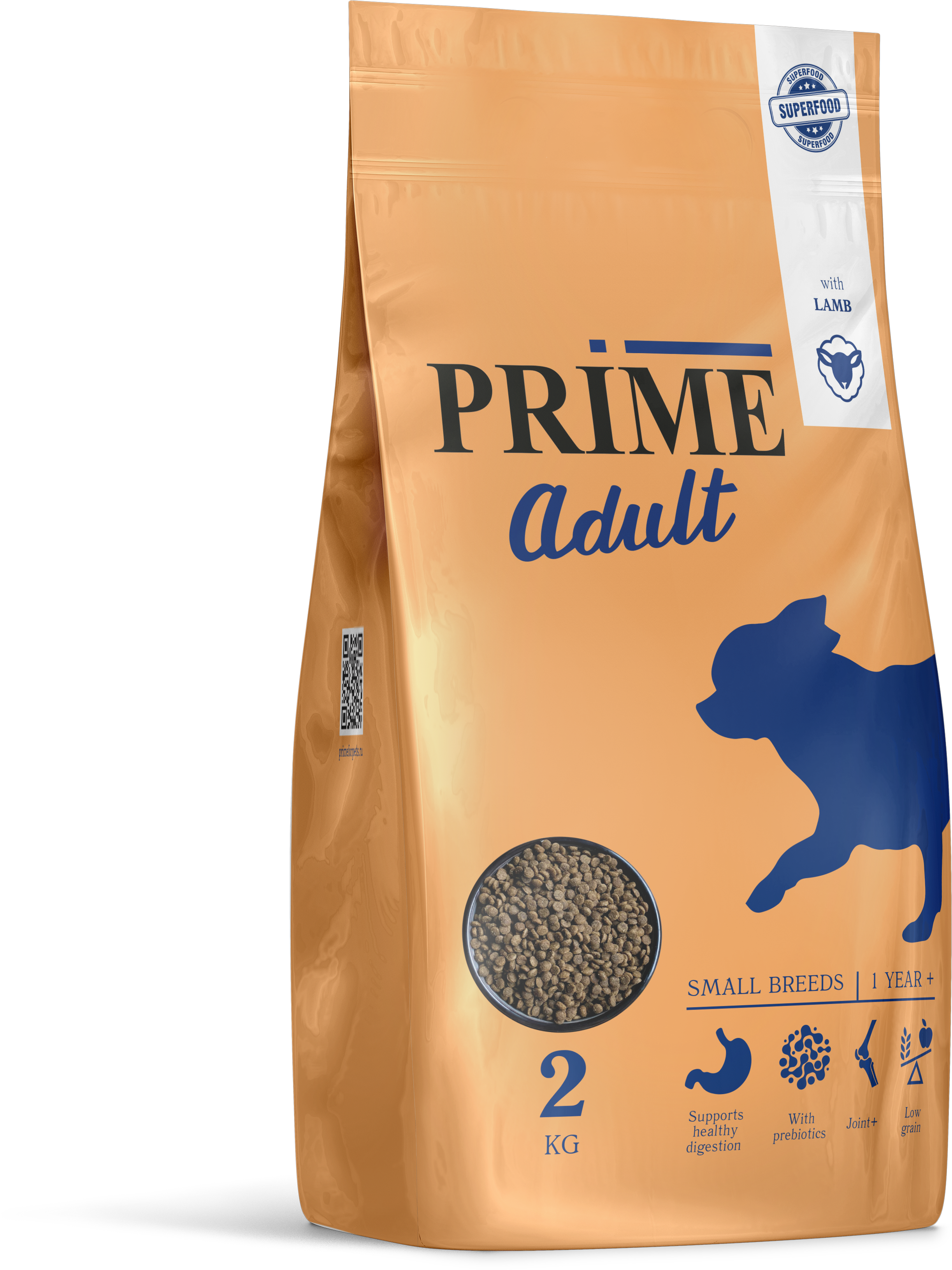 137.1.2626    PRIME ADULT SMALL ягненок 2кг дсобак мелких пород с 1г (уп5)