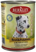 Berkley консервы для взрослых собак всех пород, говядина с картофелем