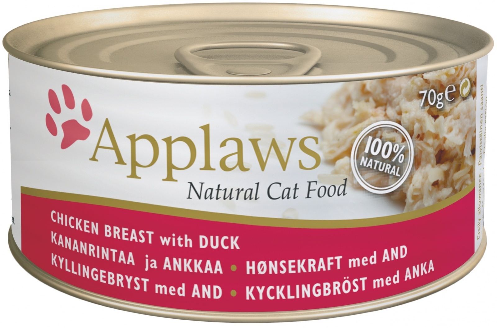 Applaws консервы для взрослых кошек всех пород, курица и утка