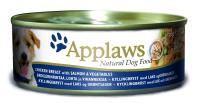 Applaws консервы для взрослых собак всех пород, курица, лосось и овощи