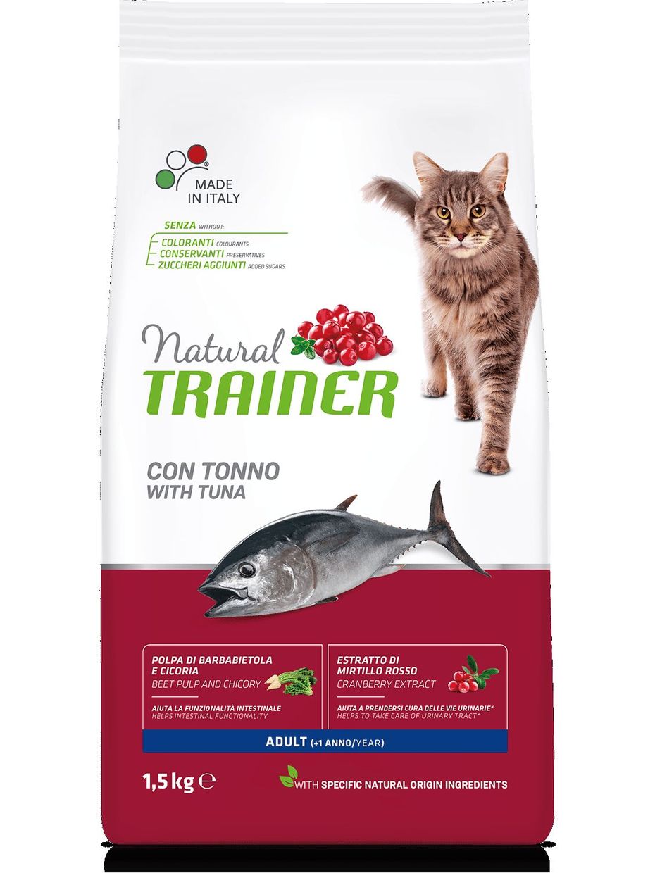 Trainer Natural корм для взрослых кошек с тунцом