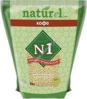 N1 Комкующийся наполнитель для кошек, с ароматом кофе