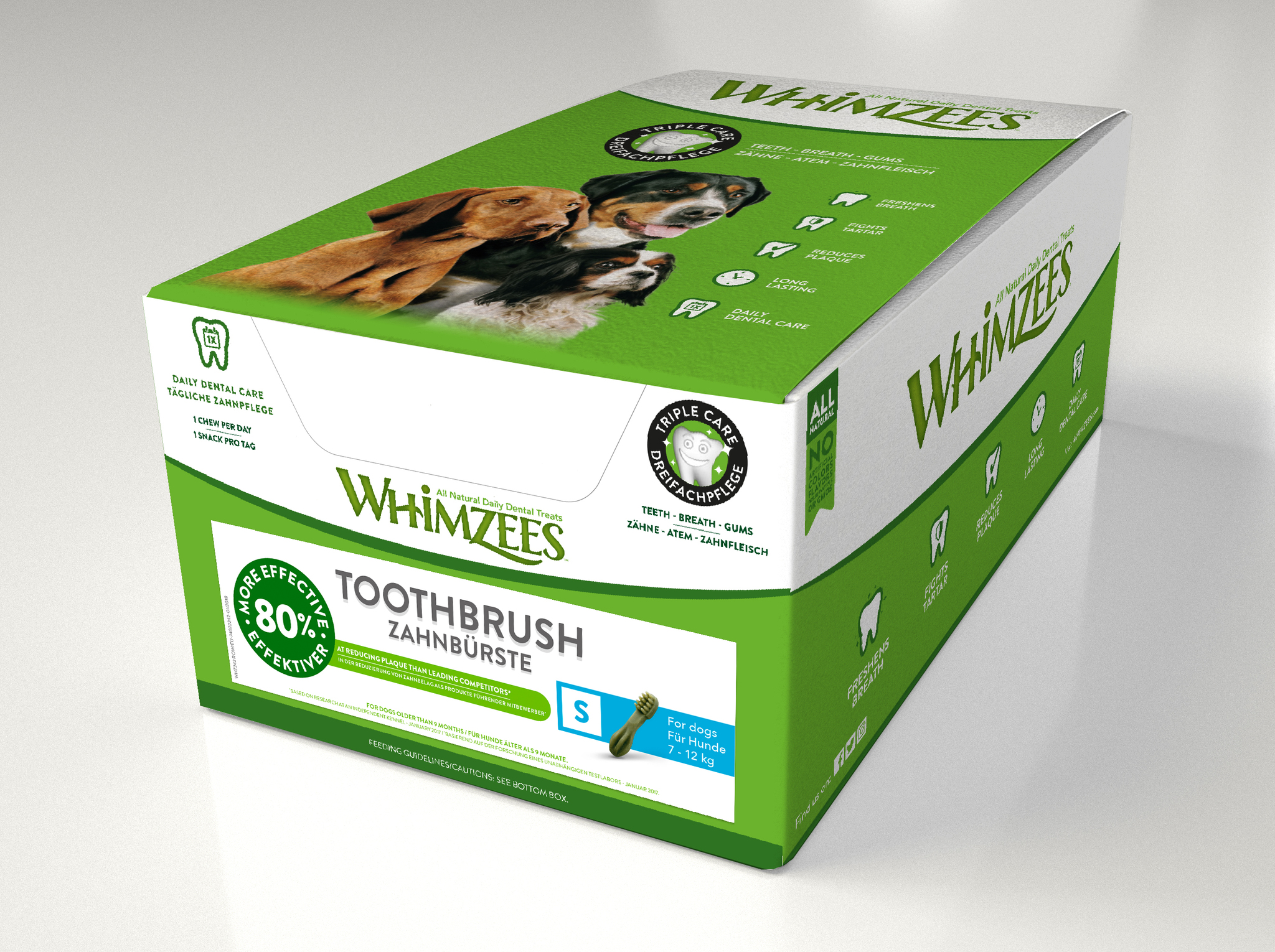 Whimzees лакомство для собак малых пород, Зубная щетка