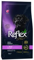 RFX_108_REFLEX PLUS ADULT DOG FOOD BEEF HIGH ENERGY 3KG