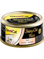 GimCat ShinyCat Filet влажный корм для взрослых кошек всех пород, цыпленок