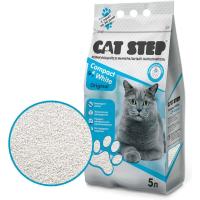 CatStep Compact White Original комкующийся минеральный наполнитель для кошачьих туалетов