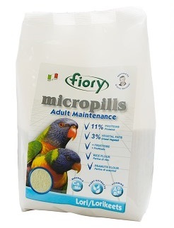 Fiory корм для попугаев Лори Micropills Lori