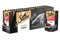 Sheba влажный корм для взрослых кошек всех пород, ломтики в соусе, говядина (24шт в уп)