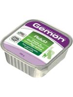 Gemon влажный корм для взрослых собак всех пород, паштет с кусочками ягненка (24шт в уп)