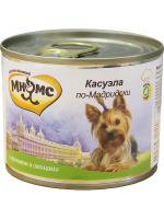 Мнямс влажный корм для взрослых собак всех пород, Касуэла по-Мадридски (кролик с овощами)