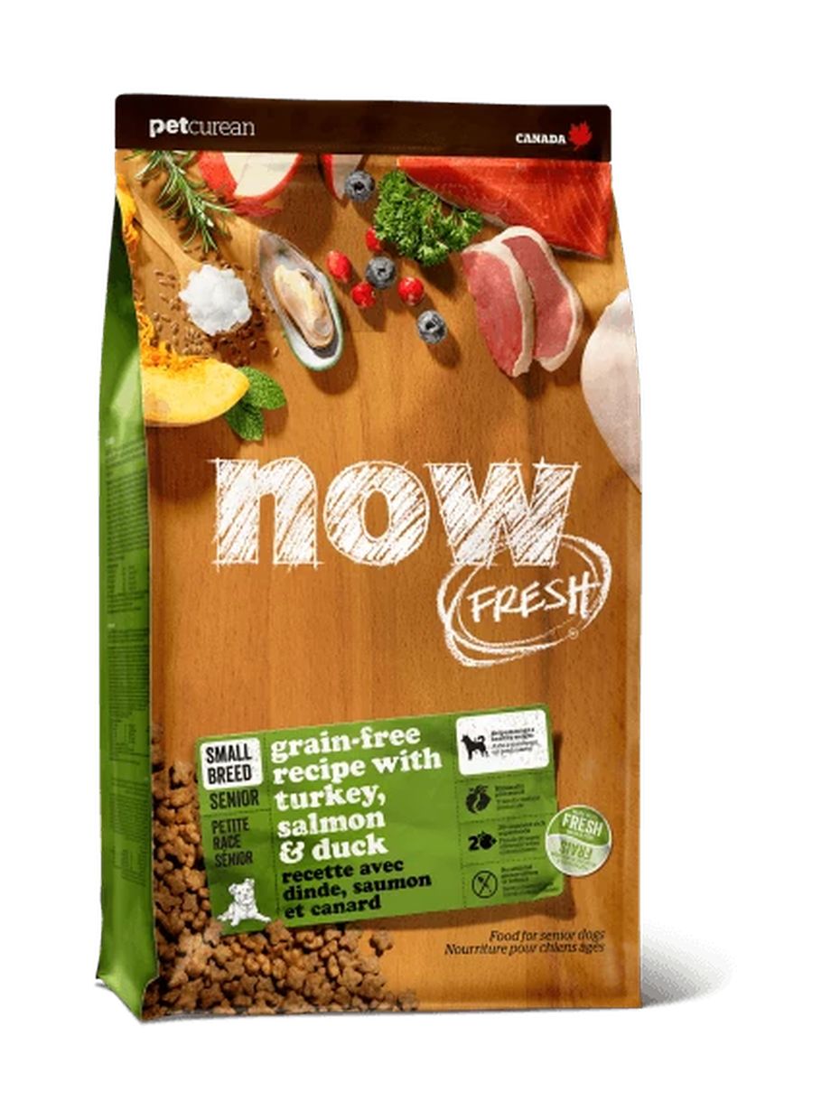 NOW Fresh корм для пожилых собак малых пород, беззерновой, с индейкой, уткой и овощами (2,72 кг)