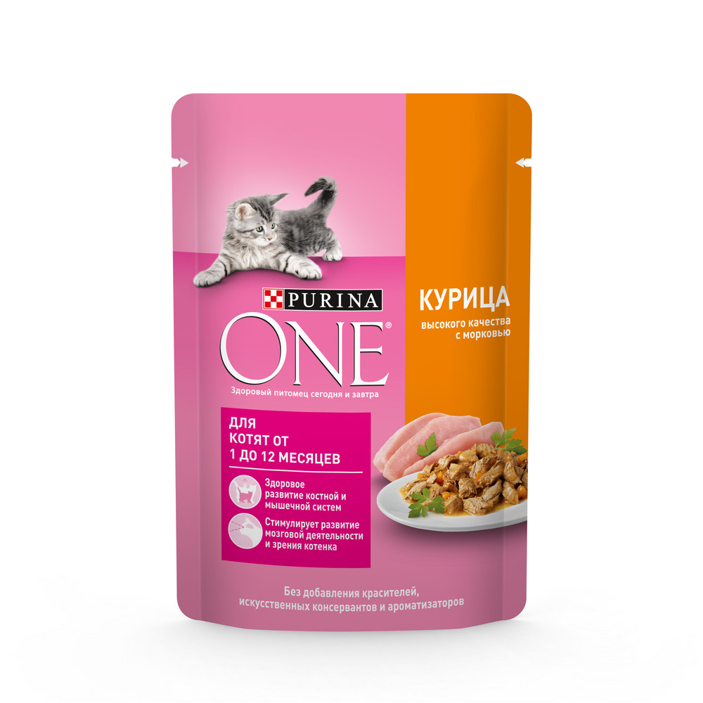 собачья жизнь hentai  Purina One влажный корм для котят всех пород, курица с морковью (26шт в уп)  — купить по доступной цене с доставкой